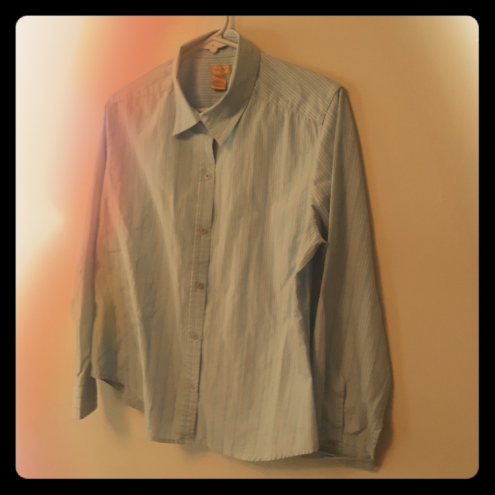 North Crest Classic L (14-16)  Blue Button Up